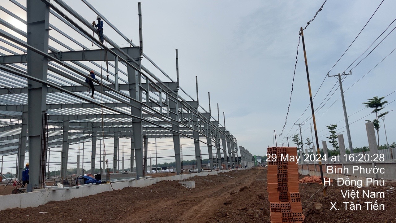 Lắp dựng kết cấu thép cho CÔNG TY TNHH KEESON