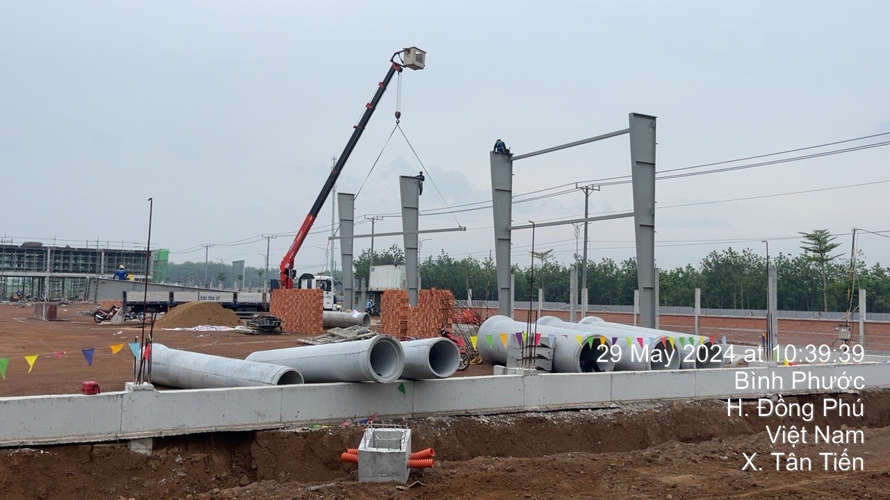 Lắp dựng kết cấu thép cho CÔNG TY TNHH KEESON