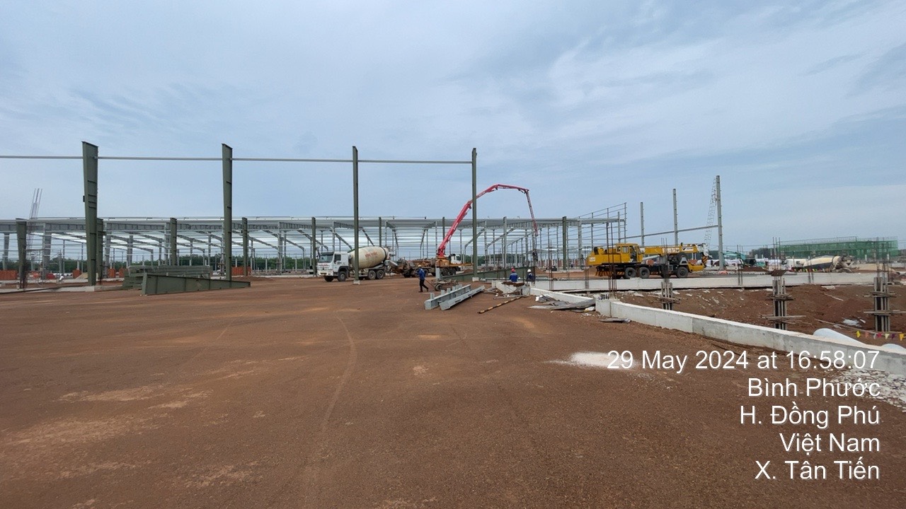 Lắp dựng kết cấu thép cho CÔNG TY TNHH KEESON